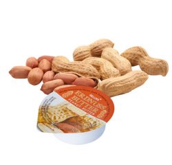 Beurre de cacahuète, 80 portions, dans un carton