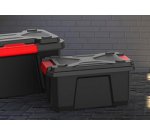 Boîte de rangement XPERT PRO, 40 litres, noir/rouge