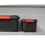 Boîte de rangement XPERT PRO, 40 litres, noir/rouge