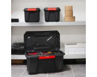 XPERT PRO Storage Box, 70 liters, black/red