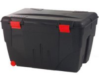 Boîte de rangement TRAFIC, 200 litres, noir/rouge