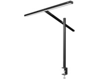 Lampe de bureau à LED ELITE LUMINO, pince, noir