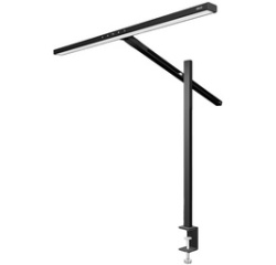Lampe de bureau à LED ELITE LUMINO, pince, noir