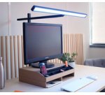 Bureaulamp LED ELITE LUMINO, clip, zwart