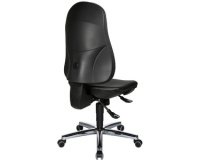 Fauteuil de bureau 'Support SY', similicuir, noir