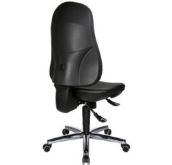 Fauteuil de bureau 'Support SY', similicuir, noir