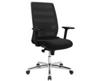 Fauteuil de bureau 'Airpoint II', noir/noir