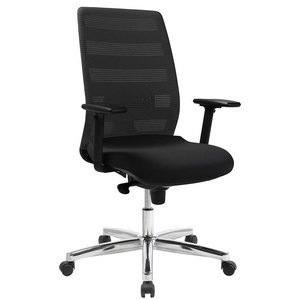 Fauteuil de bureau 'Airpoint II', noir/noir