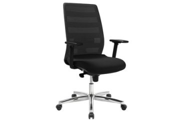 Fauteuil de bureau 'Airpoint II', noir/noir