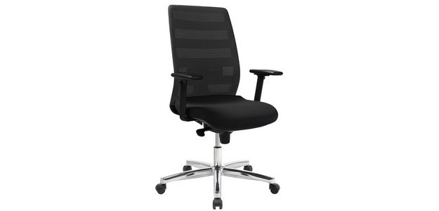 Fauteuil de bureau 'Airpoint II', noir/noir