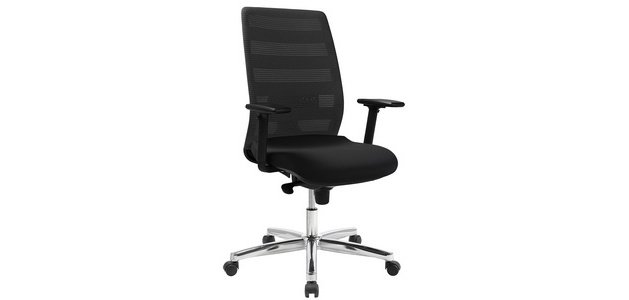Fauteuil de bureau 'Airpoint II', noir/noir