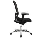 Fauteuil de bureau 'Airpoint II', noir/noir