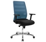 Fauteuil de bureau 'Airpoint II', noir/noir