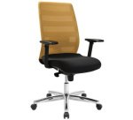 Fauteuil de bureau 'Airpoint II', noir/noir