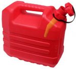 Jerrican plastique hydrocarbures - 20 L - rouge