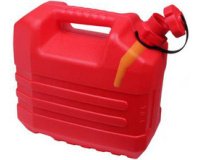 Jerrican plastique hydrocarbures - 20 L - rouge