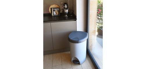 Poubelle à pédale Stepy, 70 L, PP