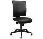 Fauteuil de bureau 'Lightstar 10', similicuir, noir