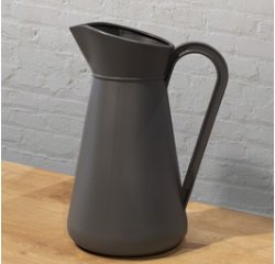 Cruche en plastique, 5 litres, gris