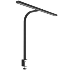 Bureaulamp met LED STRATA LUMINO, klem, zwart