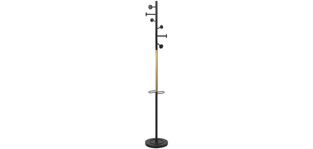 SNOOD Coat Rack, black/beech