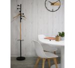 SNOOD Coat Rack, black/beech