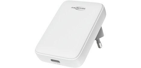 USB Wall Charger 130PD, Flat, White