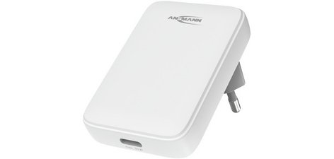 Chargeur secteur USB 130PD, plat, blanc