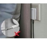 Chargeur secteur USB 130PD, plat, blanc