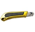 Cutter Premium, aluminium, lame: 18 mm, or