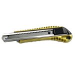 Cutter Premium, aluminium, lame: 18 mm, or