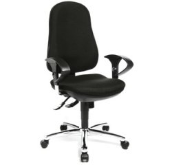 Fauteuil de bureau 'Support SY Deluxe', noir