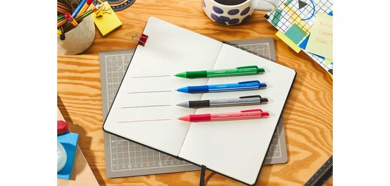 Stylo bille pointball colorful, présentoir de 38