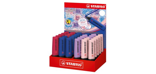 Surligneur BOSS ORIGINAL NatureCOLORS, 30 pièces