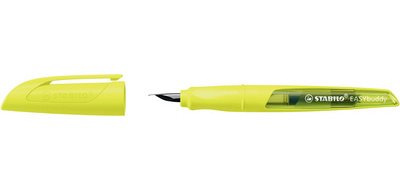 Stylo plume EASYbuddy FLUO M, pour droitiers, jaune