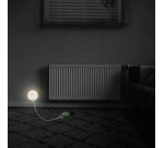 Lumière d'orientation à LED avec capteur, blanc