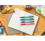 Stylo bille rétractable pointball colorful, 3 pièces