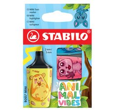 Markeerstift BOSS MINI Animal Vibes, doosje van 3