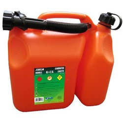 Jerrican combi pour carburant 6 L + huile 2,5 L