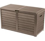 Coffre de jardin BAYA, 420 L, aspect bois