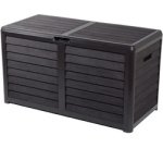 Coffre de jardin BAYA, 420 L, aspect bois