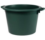 Seau universel, rond, 50 litres, plastique, vert