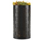 Poubelle à compost, 1.100 litres, en HDPE, noir