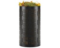 Poubelle à compost, 1.100 litres, en HDPE, noir