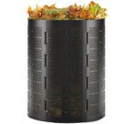 Poubelle à compost, 1.100 litres, en HDPE, noir