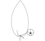 Couverture de protection hivernale, 450 mm, set de 3