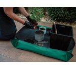 Tapis de rempotage, 1.000 x 1.000 mm, vert/noir