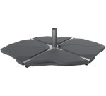 Lest en béton pour parasol, 12 kg, gris foncé