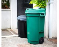 Poubelle, 110 litres, plastique