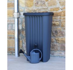 Citerne pour eau de pluie RECUP DECO, 150 L, anthracite